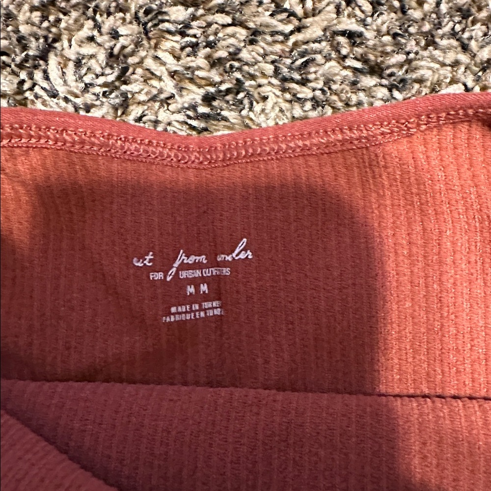 Urban Outfitters Terracotta Ribbed Top - Picture 2 of 4